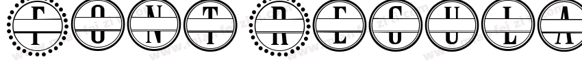 Font RegularVersion字体转换